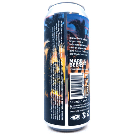 Marble Regulate West Coast IPA 6.3% (500ml can)-Hop Burns & Black