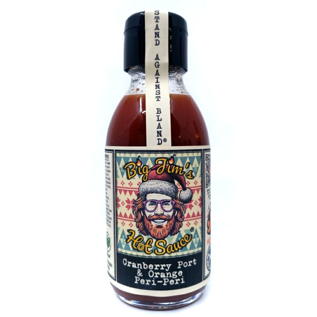Big Jim's Cranberry Port & Orange Peri-Peri Sauce (150g)-Hop Burns & Black