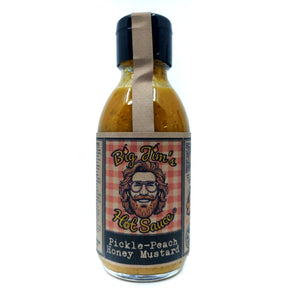 Big Jim's Pickle-Peach Honey Mustard Hot Sauce (150g)-Hop Burns & Black