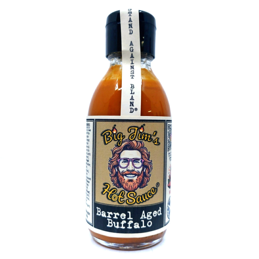 Big Jim's Barrel Aged Buffalo Hot Sauce (150g)-Hop Burns & Black