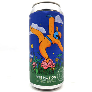 Left Handed Giant Free Motion Alcohol Free Pale Ale 0.5% (440ml can)-Hop Burns & Black