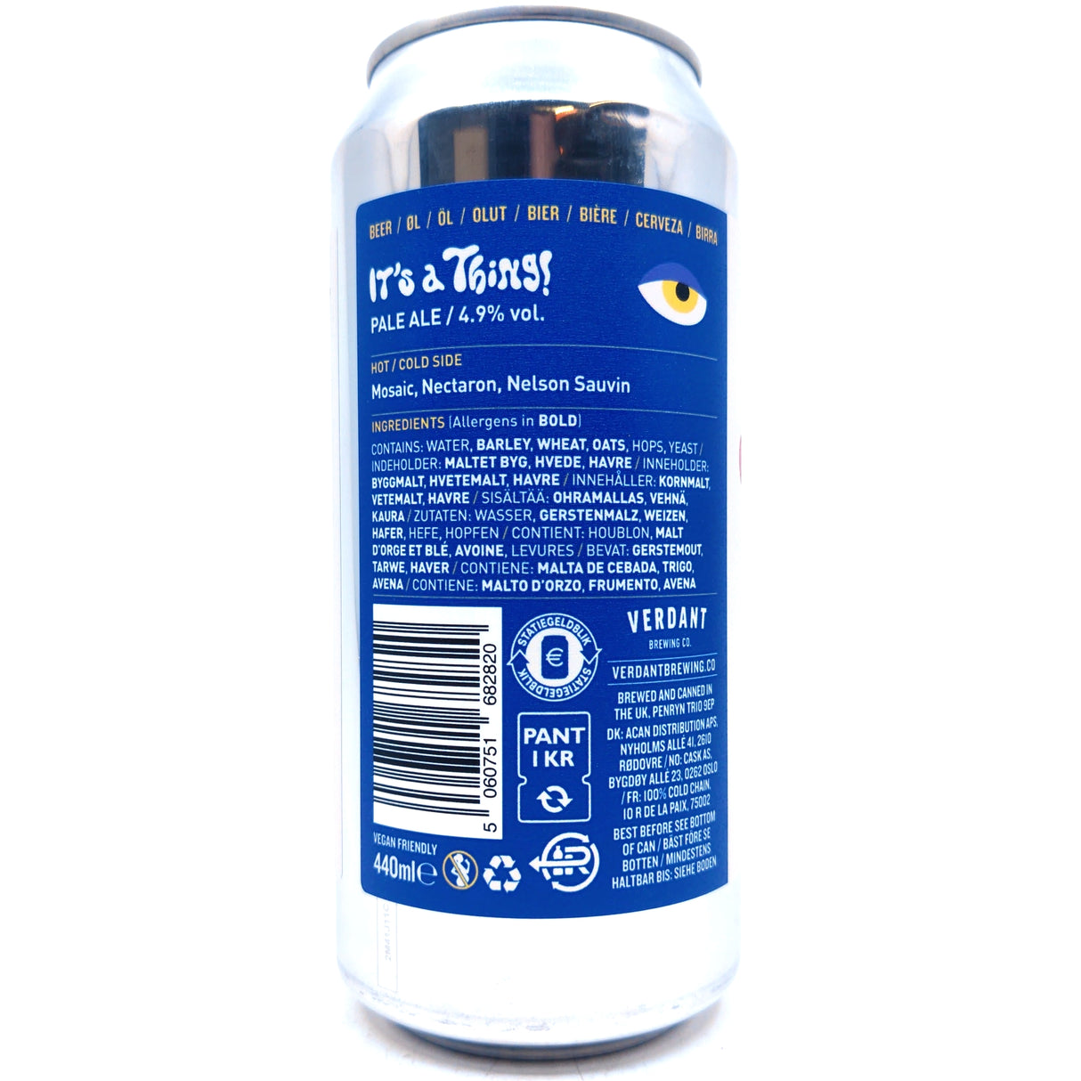 Verdant x Beak It's A Thing! Pale Ale 4.9% (440ml can)-Hop Burns & Black