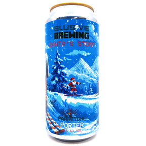Elusive Brewing Santa's Stomp Pannetone Porter 6% (440ml can)-Hop Burns & Black