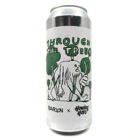 Baron Brewing x Howling Hops Through The Trees IPA 6.7% (500ml can)-Hop Burns & Black