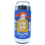 Bluntrock x Neighbourhood Brew Co Shapes Double IPA 8% (440ml can)-Hop Burns & Black