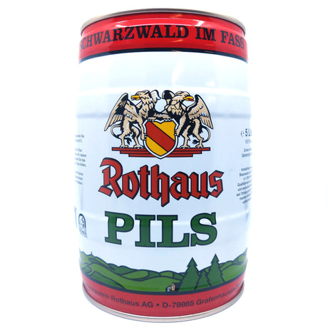 Rothaus Pils 5.1% MINIKEG-Hop Burns & Black