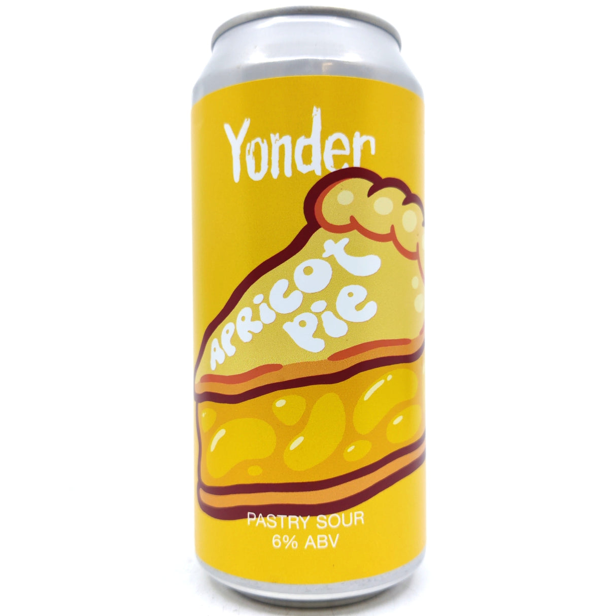 Yonder Apricot Pie Pastry Sour 6% (440ml can)-Hop Burns & Black