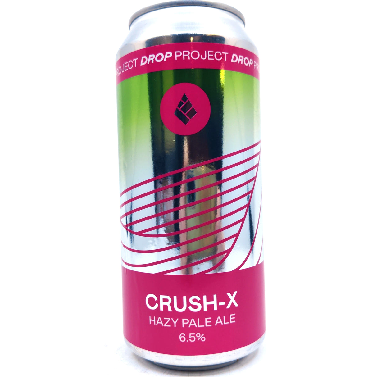 Drop Project Crush X Hazy Pale Ale 6.5% (440ml can)-Hop Burns & Black