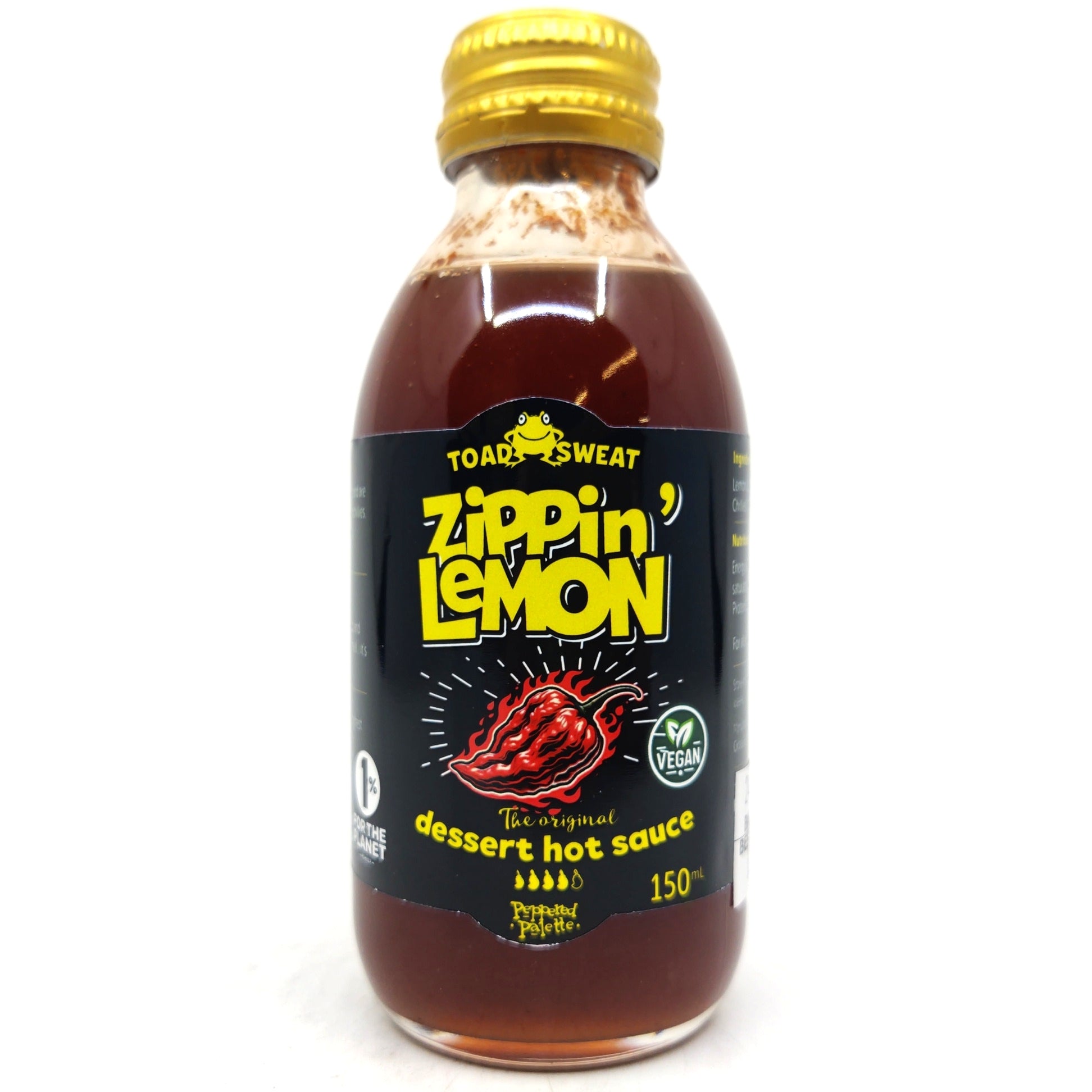 Toad Sweat Zippin' Lemon Hot Sauce Carolina Reaper Edition (150ml