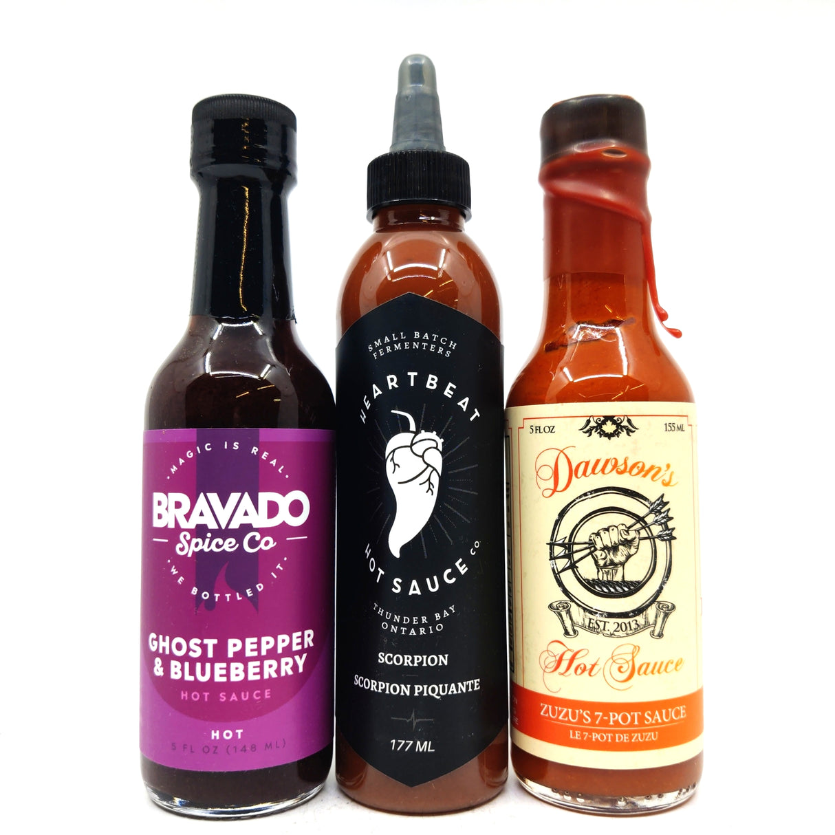 Hot Ones Superstar Trio (3 sauces) – Hop Burns & Black