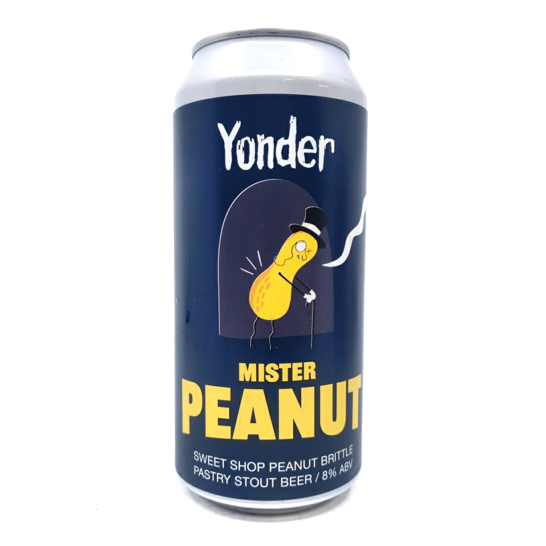 Yonder Mister Peanut Peanut Brittle Pastry Stout 8% (440ml)-Hop Burns & Black