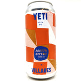 Villages x Pretty Decent YETI Double IPA 8% (440ml can)-Hop Burns & Black