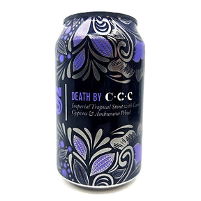 Siren Death By C.C.C. Imperial Stout 12.2% (330ml can)-Hop Burns & Black