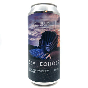 Burnt Mill Sea Echoes Fog Pale Ale 4.6% (440ml can)-Hop Burns & Black