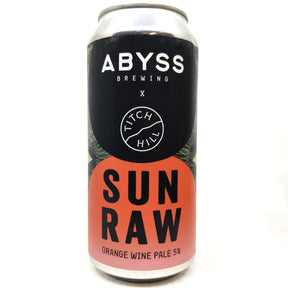 Abyss x Titch Hill Sun Raw Orange Wine Pale Ale 5% (440ml can)-Hop Burns & Black