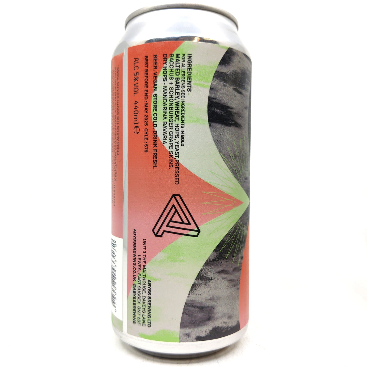 Abyss x Titch Hill Sun Raw Orange Wine Pale Ale 5% (440ml can)-Hop Burns & Black