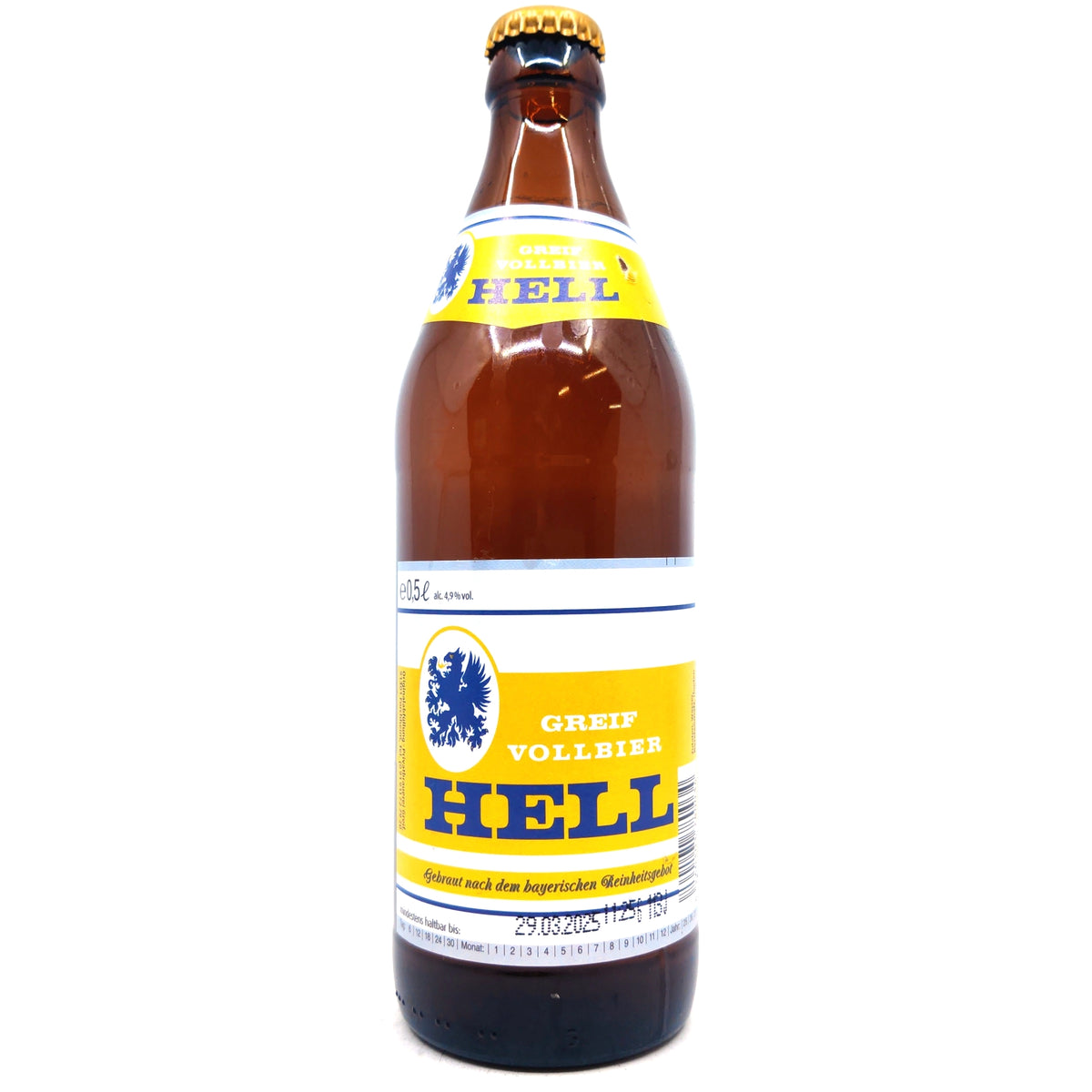 Greif Retro Hell 4.9% (500ml) – Hop Burns & Black
