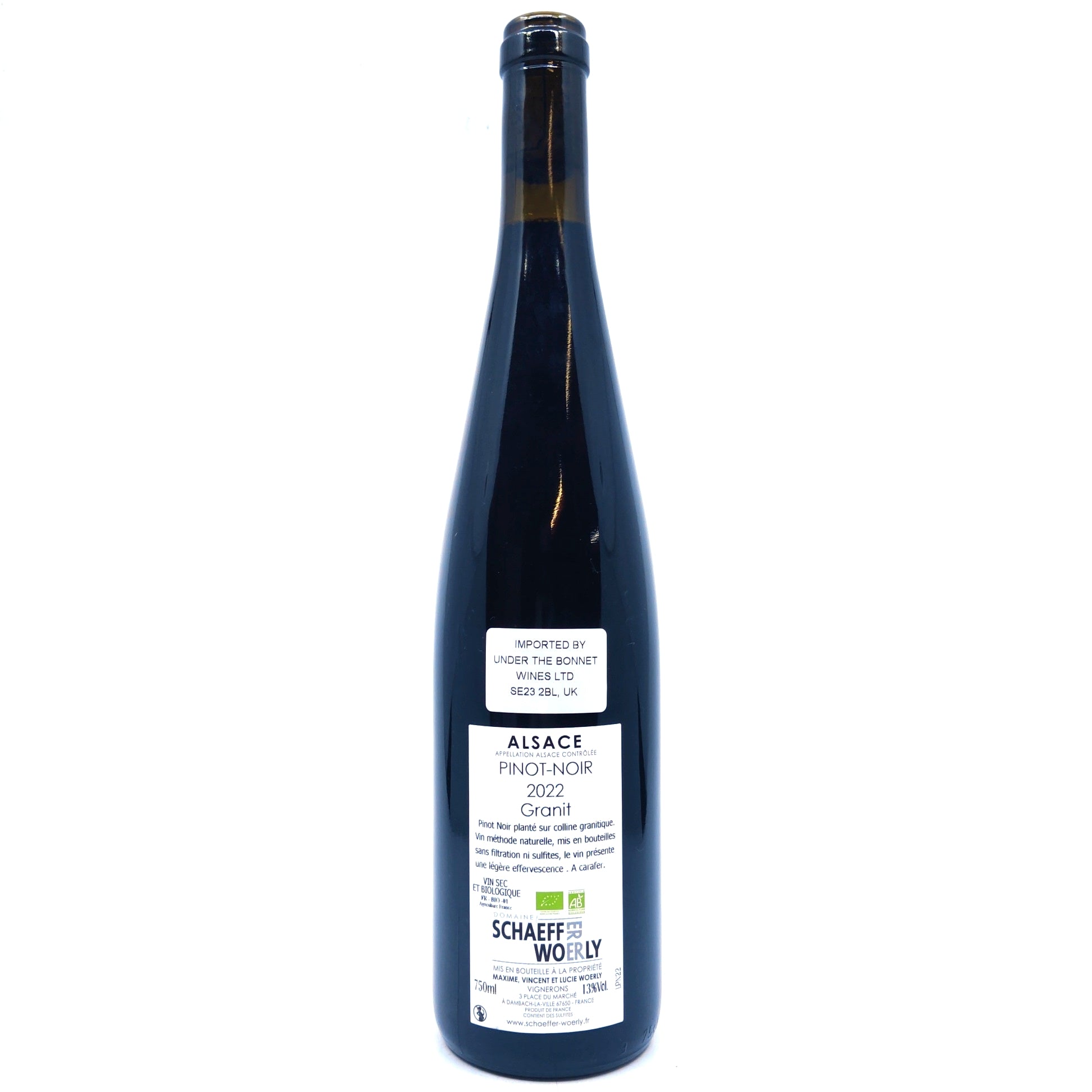 Schaeffer Woerly Alsace Pinot Noir Granit 2022 (750ml) – Hop Burns