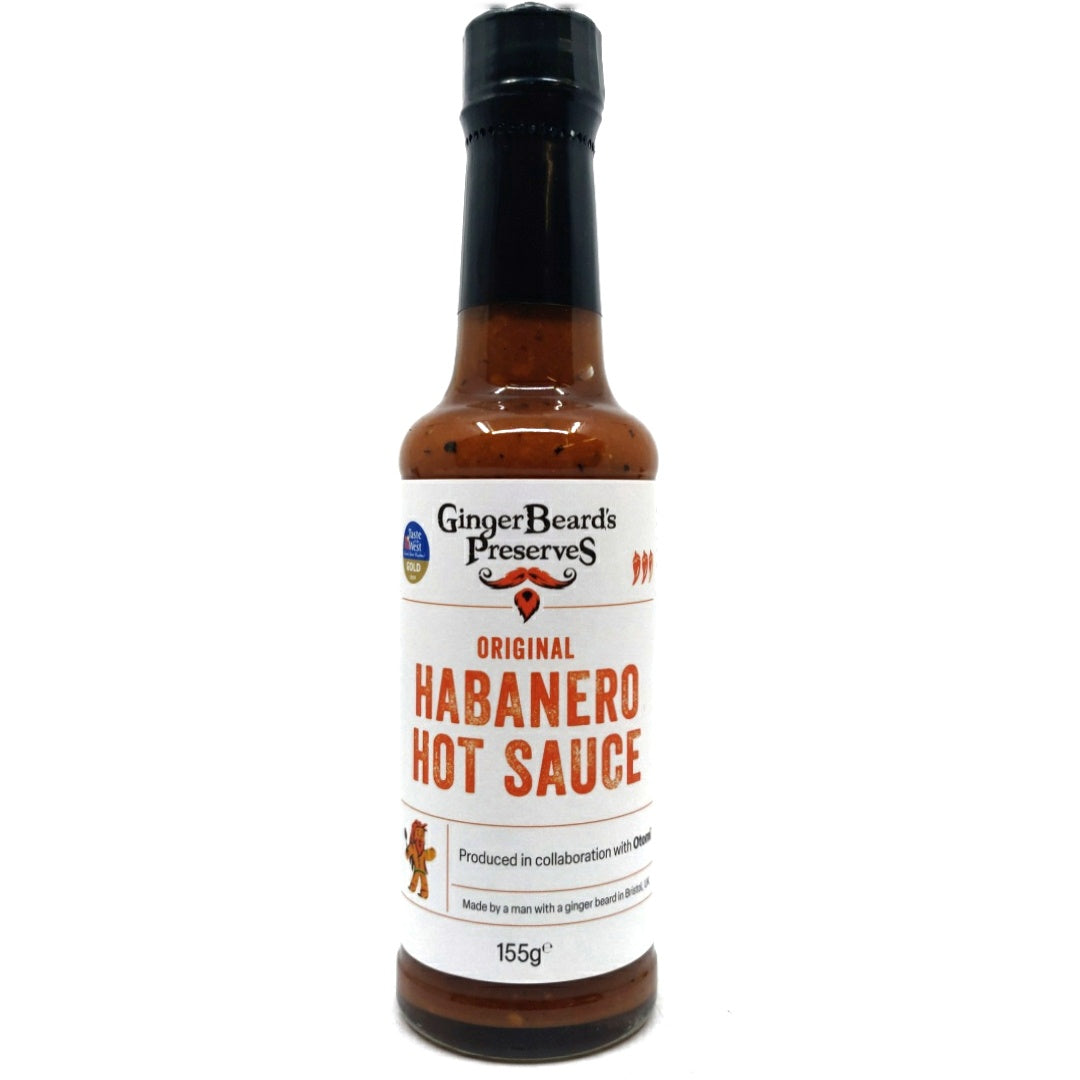 Gingerbeard's Preserves Original Habanero Hot Sauce (155g)-Hop Burns & Black
