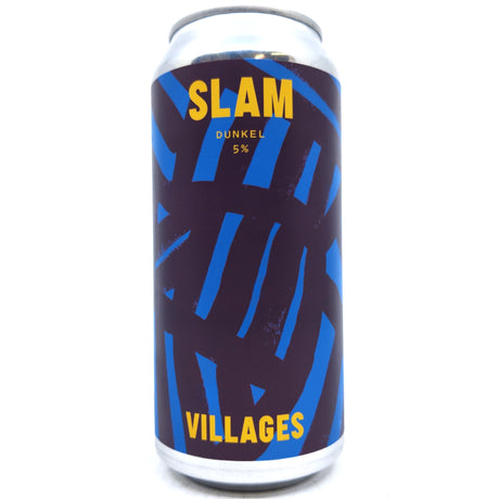 Villages Slam Dunkel 5% (440ml can)-Hop Burns & Black