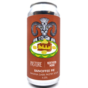 Pastore x Northern Monk Banoffee Pie Pastry Sour 4% (440ml can)-Hop Burns & Black