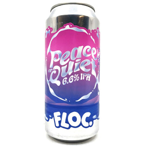 Floc Brewing Peace or Quiet IPA 6.6% (440ml can)-Hop Burns & Black