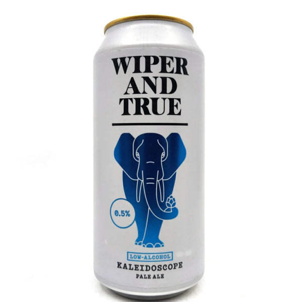 Wiper & True Kaleidoscope Low Alcohol Pale Ale 0.5% (440ml can)-Hop Burns & Black