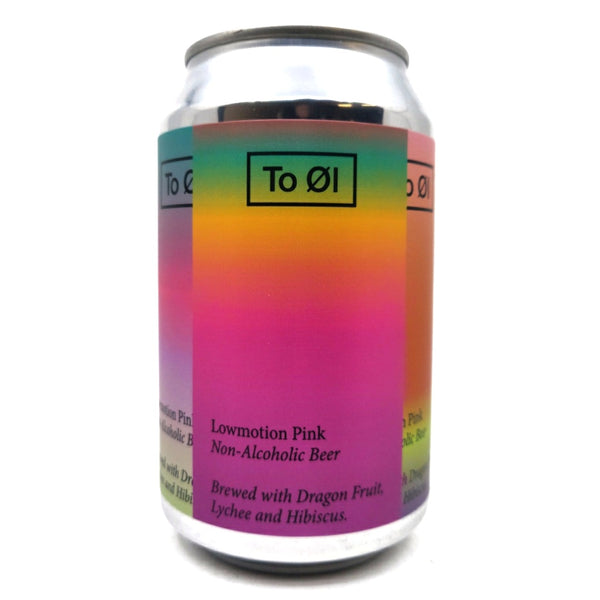 To Ol Lowmotion Pink Alcohol Free Sour 0.3% (330ml can)-Hop Burns & Black