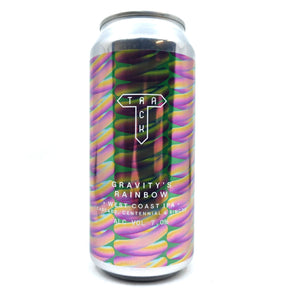 Track Gravity's Rainbow West Coast IPA 7% (440ml can)-Hop Burns & Black