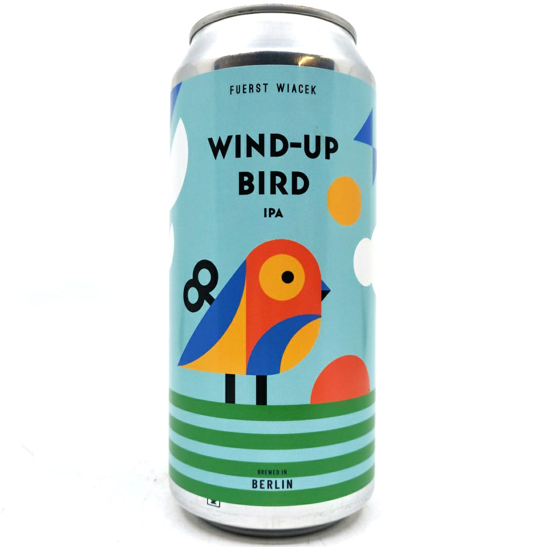 Fuerst Wiacek Wind Up Bird IPA 6.8% (440ml can)-Hop Burns & Black