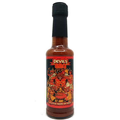 Dean Of The Dead Devil's BBQ Hot Sauce (150ml)-Hop Burns & Black