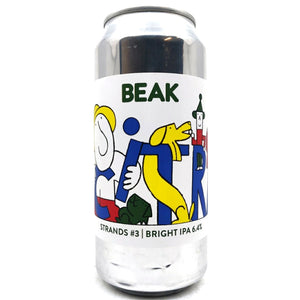 Beak Brewery Strands 3 Bright IPA 6.4% (440ml can)-Hop Burns & Black