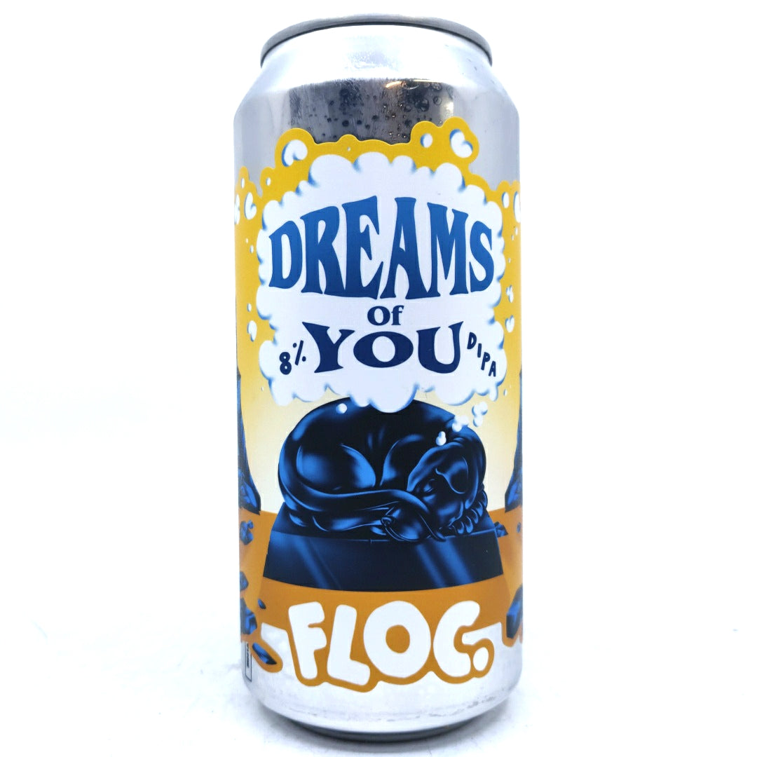 Floc Brewing Dreams of You Hazy Double IPA 8% (440ml can)-Hop Burns & Black