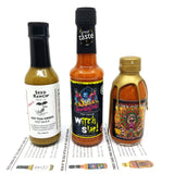 6 month bi-monthly (3 boxes) pre-paid Burns Box GIFT hot sauce subscription-Hop Burns & Black