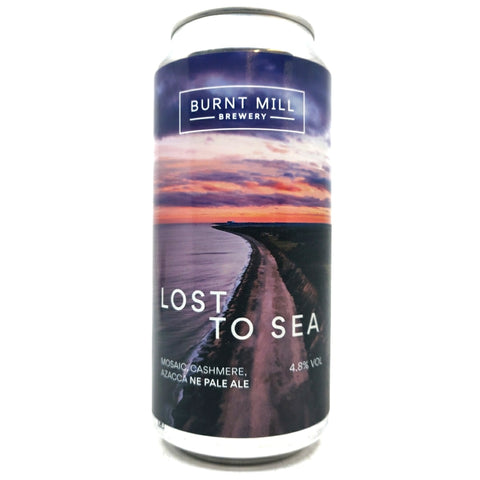 Burnt Mill Lost To Sea New England Pale Ale 4.8% (440ml can)-Hop Burns & Black