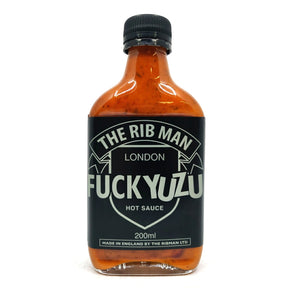 The Rib Man F*ck Yuzu Hot Sauce (200ml)-Hop Burns & Black