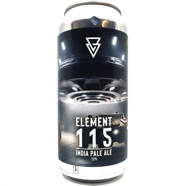 Azvex Brewing Element 115 IPA 7.2% (440ml can)-Hop Burns & Black