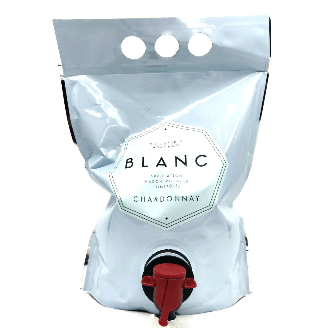 Le Grappin Blanc Macon-Villages Chardonnay 12.5% (1.5 litre bagnum)-Hop Burns & Black