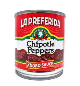 La Preferida Canned Chipotles in Adobo (198g)-Hop Burns & Black