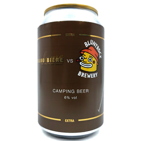 Braslou Biere Camping Beer Extra Strong Bitter 6% (330ml can)-Hop Burns & Black