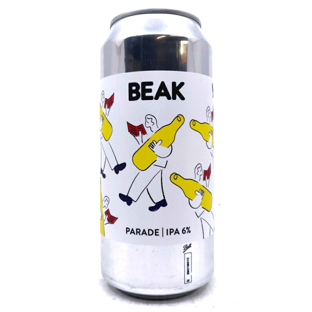 Beak Brewery Parade IPA 6% (440ml can)-Hop Burns & Black