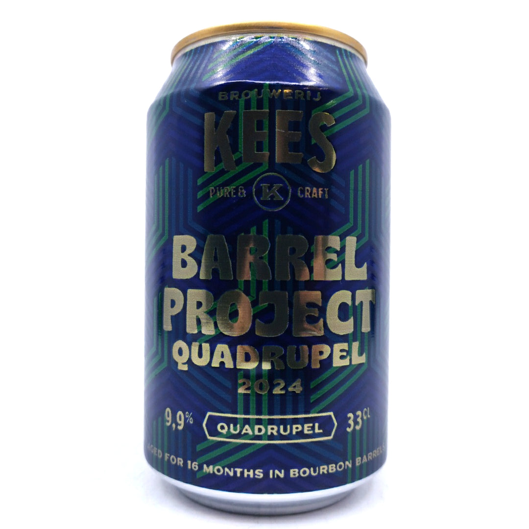 Kees x Pomona Island Barrel Project 2024 Quadrupel 9.9% (330ml can)-Hop Burns & Black