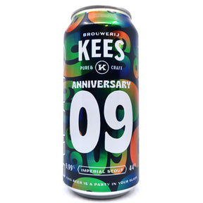 Kees Anniversary #09 Imperial Stout 9.99% (440ml can)-Hop Burns & Black