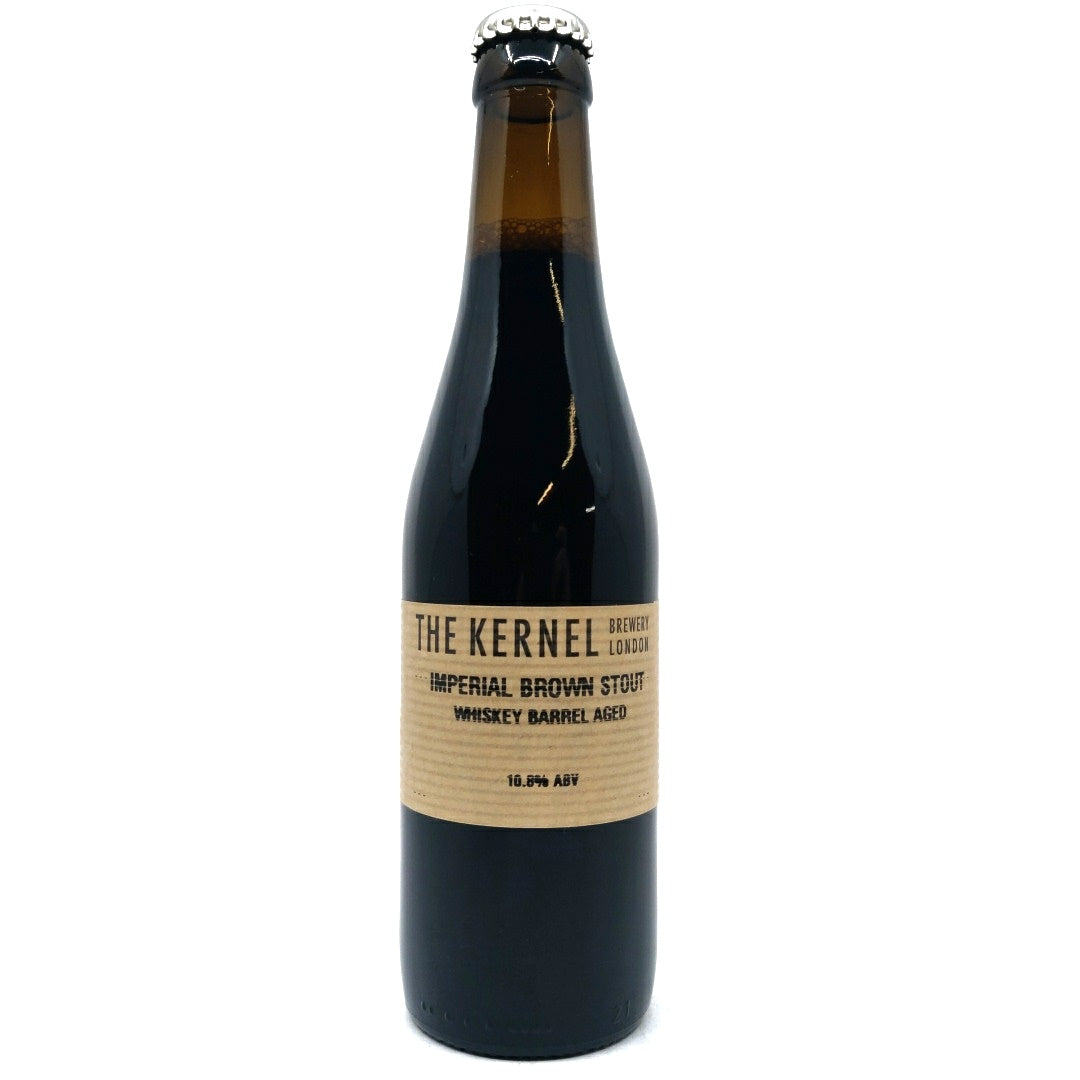 Kernel Whiskey Barrel Aged Imperial Brown Stout 10.8% (330ml)-Hop Burns & Black