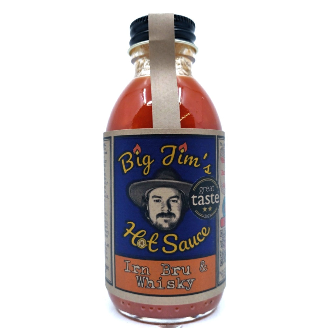 Big Jim's Irn Bru & Whisky Hot Sauce (150g)-Hop Burns & Black