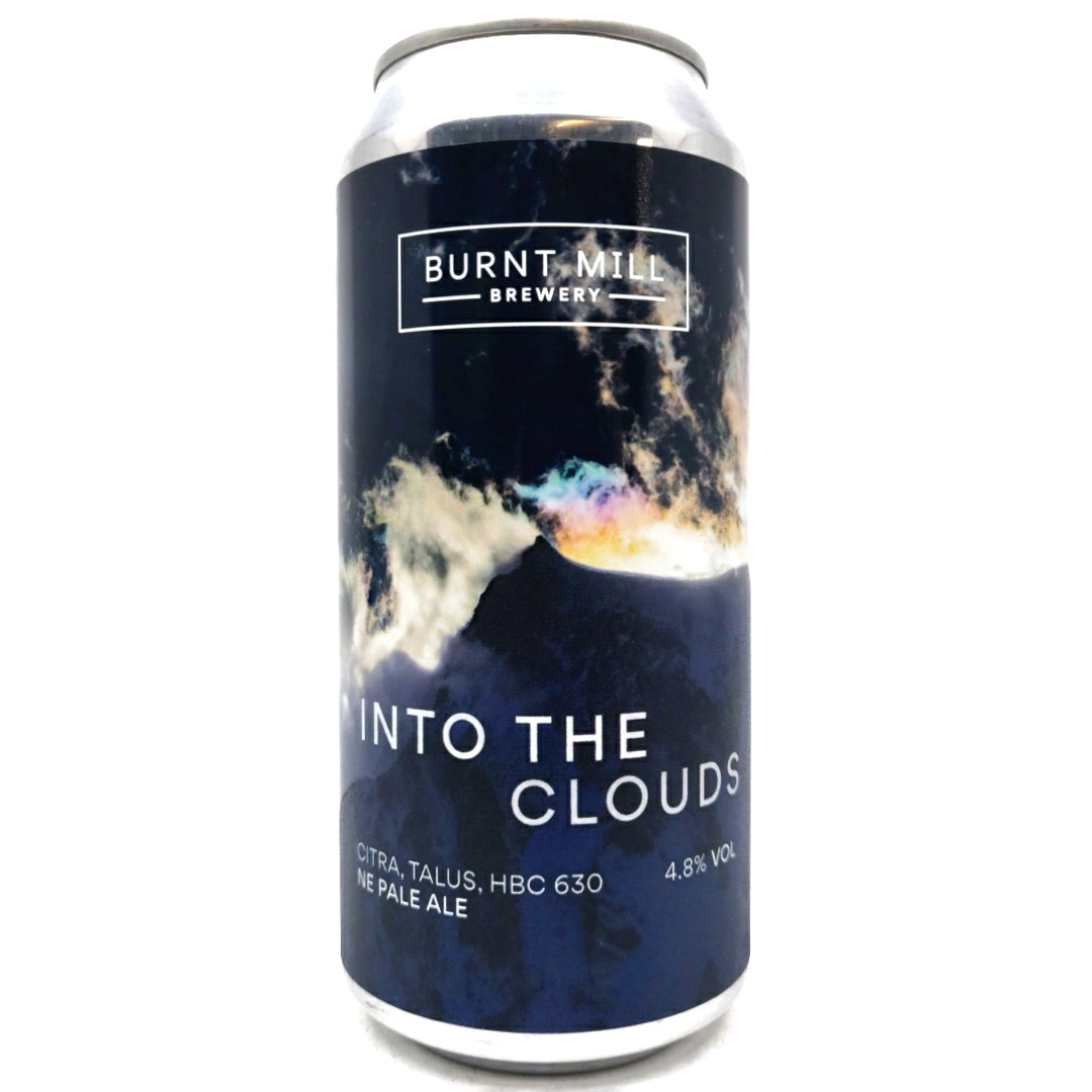 Burnt Mill Into The Clouds New England Pale Ale 4.8% (440ml can)-Hop Burns & Black