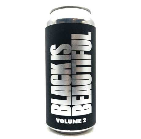 Omnipollo Black Is Beautiful Vol.2 IPA 7.5% (440ml can)-Hop Burns & Black