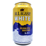 Allagash White Belgian-Style Wheat Beer 5.2% (355ml can)-Hop Burns & Black