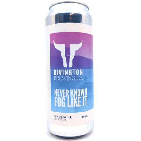 Rivington Never Known Fog Like It Pale Ale 5.2% (500ml can)-Hop Burns & Black