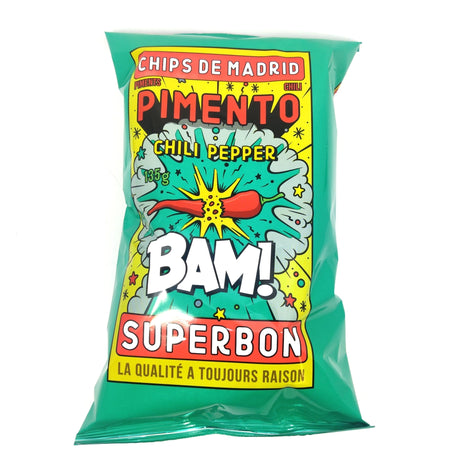 Superbon Pimento Crisps (125g)-Hop Burns & Black